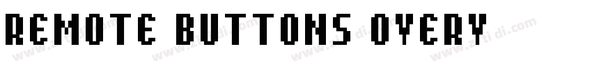 REMOTE BUTTONS OVERV字体转换